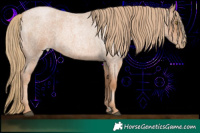 Horse Color:Red Roan Pearl 