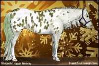 Horse Color:Watercolor Grullo Ice Appaloosa 