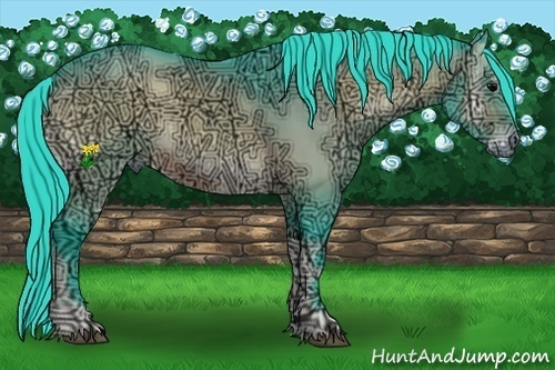 Horse Color:Watercolor Bay Ice Onyx 