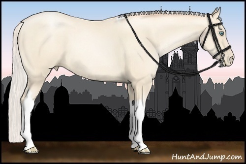 Horse Color:Silver Amber Cream Champagne Pearl Tobiano 