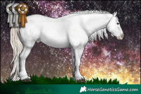 Horse Color:Palomino Tobiano Varnish 