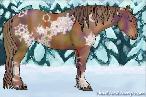 Horse Color:Nacre Chestnut Ice 