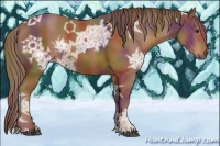 Horse Color:Nacre Chestnut Ice 