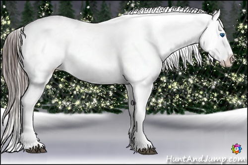 Horse Color:White Spotted Blue Roan Splash Frame Blanket 