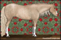 Horse Color:Liver Red Roan Pearl and Liver Red Roan Pearl