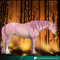Horse Color:Watercolor Liver Chestnut Pearl  and Watercolor Brown Pearl 