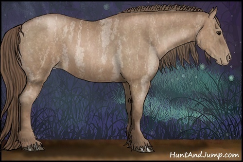Horse Color:Blue Roan Pearl  Brindle