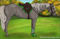 Horse Color:Silver Black 