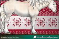 Horse Color:Plaid Cremello Onyx Sabino