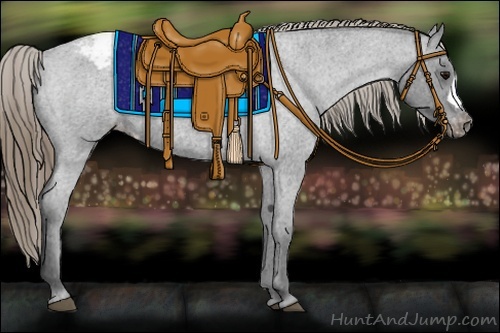 Horse Color:Smoky Blue Roan Varnish 