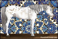 Horse Color:White Spotted Brown Onyx Splash Appaloosa 
