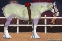 Horse Color:Watercolor Silver Blue Onyx Ice Sabino