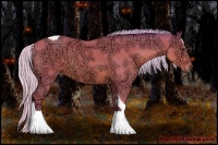 Horse Color:Watercolor Silver Bay Ice Tobiano