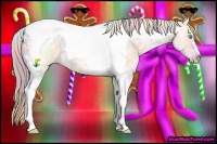 Horse Color:Nacre Perlino Ice Tobiano 