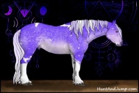 Horse Color:Watercolor White Spotted Silver Brown Chinchilla Tobiano Rabicano
