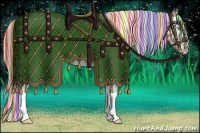Horse Color:Painted White Spotted Buckskin Roan Pearl Appaloosa Rabicano and Painted White Spotted Silver Brown Tobiano Appaloosa Rabicano