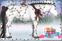 Horse Color:White Spotted Bay 