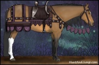 Horse Color:Buckskin Rabicano
