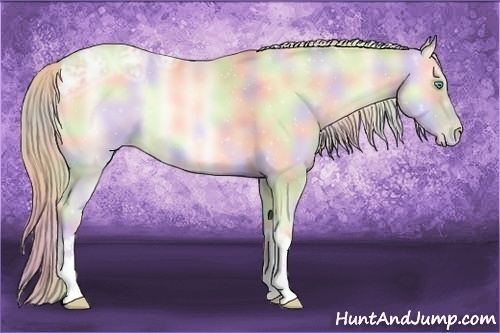 Horse Color:Nacre Gold Cream Champagne Ice Pearl Onyx
