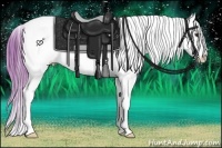 Horse Color:Watercolor Liver Red Dun Ice Sabino Appaloosa 