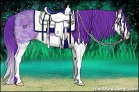 Horse Color:Watercolor Bay Ice Splash