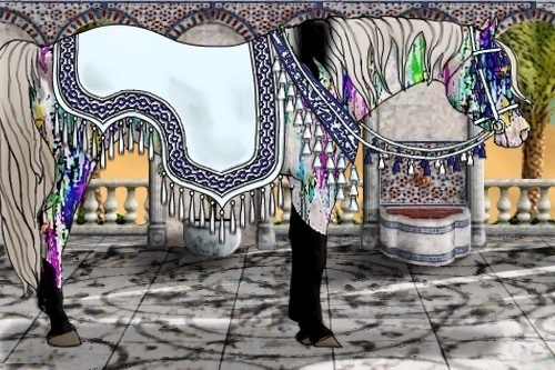 Horse Color:Liver Chestnut Ice Tobiano Appaloosa 