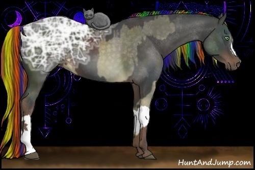 Horse Color:Painted Chocolate Palomino Ice  and Painted Liver Chestnut Ice 