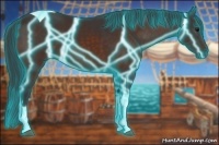 Horse Color:Thunderstruck Bay Sabino Tobiano 