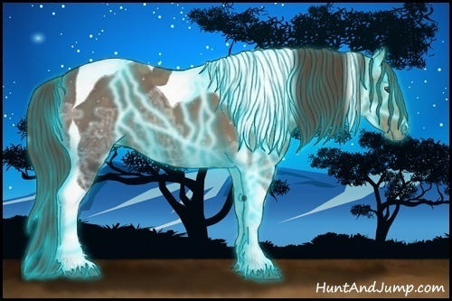 Horse Color:Thunderstruck Liver Chestnut Ice Tobiano 