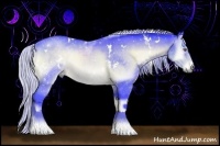 Horse Color:Watercolor White Spotted Silver Brown Chinchilla Onyx