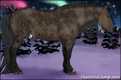 Horse Color:Brown Ice Dun 