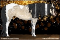 Horse Color:Brown Ice Dun Tobiano 