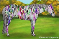 Horse Color:Blue Ice Roan Varnish 