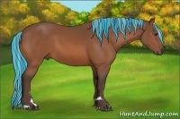 Horse Color:Painted Silver Bay Sabino