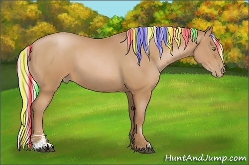 Horse Color:Painted Silver Bay Pearl Sabino