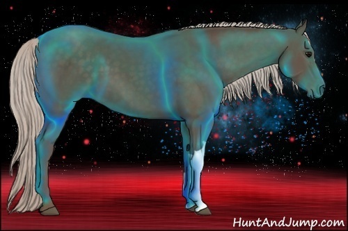 Horse Color:Silver Black 