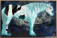 Horse Color:Thunderstruck White Spotted Brown Frame Appaloosa Rabicano 