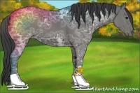 Horse Color:Smoky Black Ice 