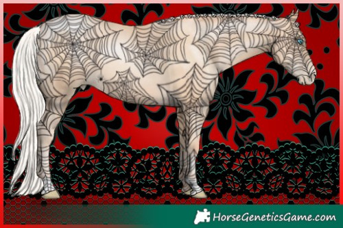 Horse Color:Silver Amber Champagne Pearl 