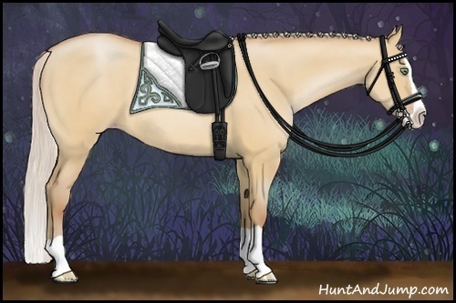 Horse Color:Silver Amber Champagne Dun Splash 