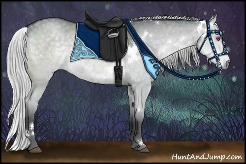 Horse Color:White Spotted Silver Grullo Chinchilla 