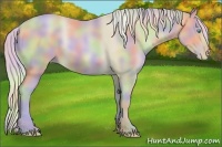 Horse Color:Nacre Watercolor Silver Smoky Black Pearl
