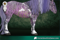 Horse Color:Watercolor Bay Ice Tobiano  and Watercolor Bay Ice Tobiano 