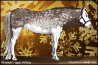 Horse Color:Liver Chestnut Ice Splash Rabicano