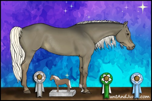 Horse Color:Liver Red Dun Rabicano Brindle