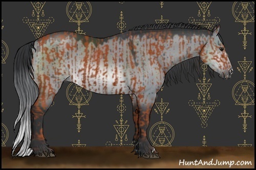 Horse Color:Bay Frame and Brown Chinchilla Dun