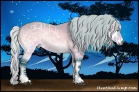 Horse Color:Watercolor Silver Brown Chinchilla Onyx