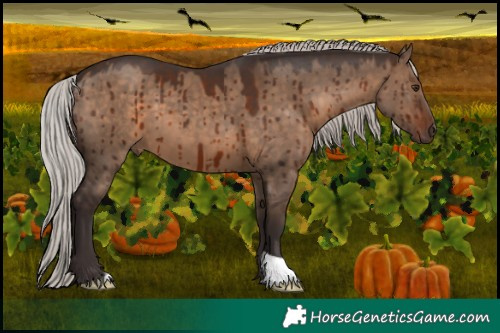 Horse Color:Silver Brown Dun Brindle