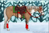 Horse Color:Silver Brown Sabino 