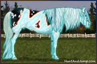 Horse Color:Thunderstruck Classic Cream Champagne Splash Blanket 